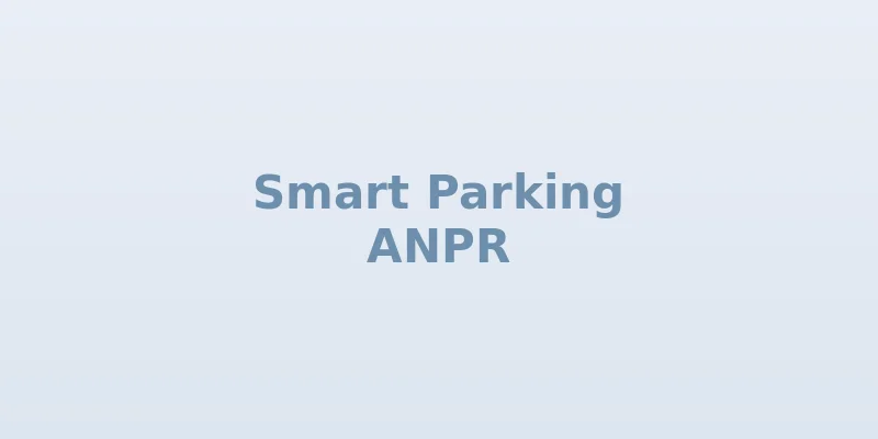 Smart Parking System with Automatic Number Plate Recognition